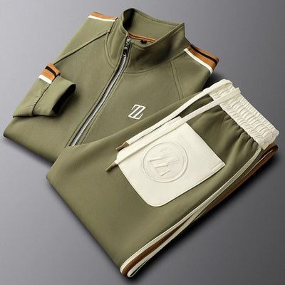 Men’s Tracksuit Set - Slim Fit Jacket & Joggers